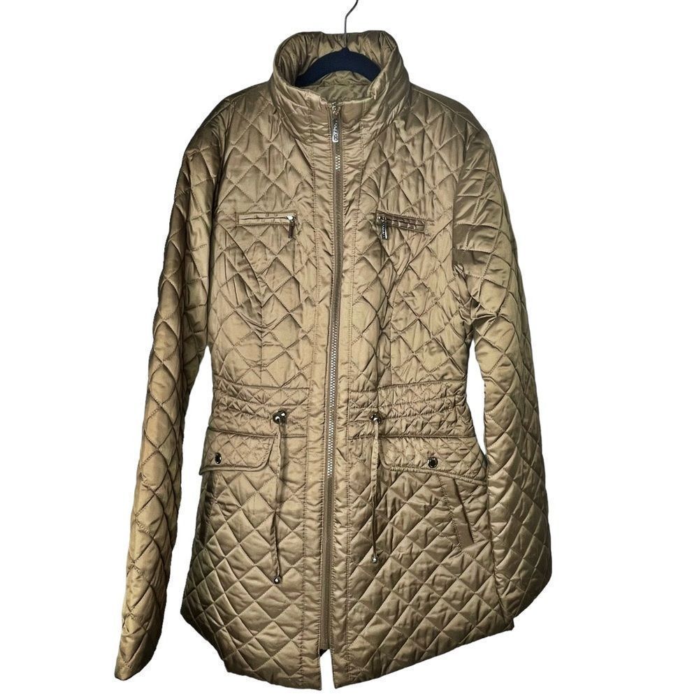 Laundry by Shelli Segal Quilted Coat Jacket Small
